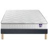 Image de Ensemble Happy Lit - 100% Latex + Sommier Confort Ferme 140x200