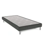 Image de Sommier Bellini anthracite 15 cm avec pieds 90x190