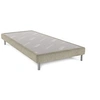 Image de Sommier Bellini beige 15 cm avec pieds 90x190