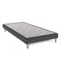 Image de Sommier Bellini anthracite 15 cm avec pieds 120x190