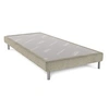 Image de Sommier Bellini beige 15 cm avec pieds 120x190