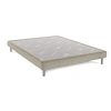 Image de Sommier Bellini beige 15 cm avec pieds 160x200