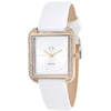 Image de Disney Montre femme MF436-ORROSE - Bracelet en Cuir Blanc