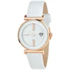 Image de So Charm Montres Montre femme MF476-BLANC - Bracelet Cuir Blanc