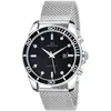 Image de So Charm Montres Montre homme quartz ronde acier et fond noir