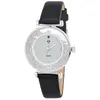 Image de So Charm Montres Montre Héléna élégante noire ornée d'un véritable diamant noir