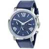Image de So Charm Montres Montre homme quartz acier et cuir bleu MH289 par Pascal Szerman