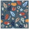 Image de Tissu coton animaux et feuillage vendu au mètre(...) - forestbleu
