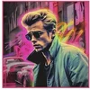 Image de Carré simili cuir 44x44 cm James Dean(...) - kc0057