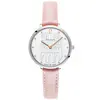 Image de Pierre Lannier Montre Femme Pierre Lannier Coeur Battant - 095N605 Bracelet Cuir Rose