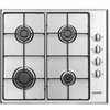 Image de OCEATG4S1 - Table de cuisson au gaz - 4 plaques de cuisson - largeur : 58 cm - profondeur : 51 cm - inox