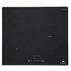 Image de CETI3B3T2 - Table de cuisson à induction - 3 plaques de cuisson - Niche - largeur : 56 cm - profondeur : 49 cm verre - noir