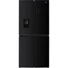 Image de Réfrigérateur multi-portes Edison - CERA4D464B - 4 portes avec distributeur d'eau - 446L - L79 cm x H 180 cm - Noir