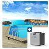 Image de Piscine bois " Miami 130 " - 4.86 x 3.36 x 1.30 m + Mini Pompe à chaleur - Puissance 3.5 Kw
