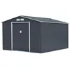 Image de Abri de jardin métal "Vegas"- 15 m² - Gris