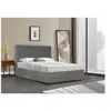 Image de Lit avec coffre "Mia" - 140 x 190 cm - Gris