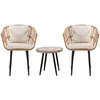 Image de Salon de jardin rotin "Vela" - 2 places - Marron