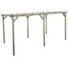 Image de Carport voiture en bois Sunny 3 x 5 m