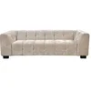 Image de Canape exterieur 3 places en tissu beige 90 x 231 x 68 cm