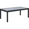 Image de Table jardin en aluminium extensible "Lagos" - 200/320 x 105 x 76 cm - Gris