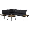 Image de Salon de jardin modulable GENERIQUE metal 4 personnes 71 x 157 x 65 cm 2 pieces