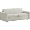 Image de Canapé convertible express en tissu "Diana" - Couchage 140 cm - 3 places - Beige