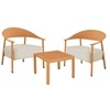 Image de Salon de jardin en plastique "Céora" - 2 places - Orange