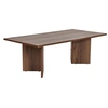 Image de Table basse en bois "Sabin" - 60 x 119 x 40 cm - Noyer