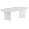 Image de Table basse en bois "Sable" - 60 x 119 x 40 cm - Blanc