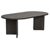 Image de Table basse en bois "Sable" - 60 x 119 x 40 cm - Lumière Noire