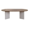 Image de Table basse en bois "Sable" - 60 x 119 x 40 cm - NoyerBlanc