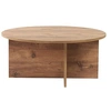 Image de Table basse en bois "Soleil" - 90 x 90 x 40 cm - Pin atlantique