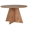 Image de Table à manger en bois "Virella" - 120 x 120 x 75 cm - Pin atlantique