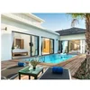 Image de Piscine bois rectangle " Aruba 140 "- 5.00 x 3.00 x 1.38 m