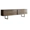 Image de Meuble TV en bois "Luxe" - 180 x 30 x 50 cm - NoyerOr