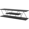 Image de Meuble TV en bois "April" - 120 x 30 x 33 cm - Gris anthracite