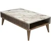 Image de Table basse en bois "Milan" - 105 x 60 x 34 cm - NoyerBlanc
