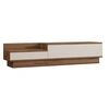 Image de Meuble TV en bois "Barko" - 160 x 35 x 35 cm - Pin atlantiqueBlanc