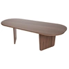 Image de Table basse en bois "Ovalis" - 130 x 65 x 40 cm - Noyer