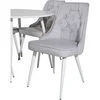 Image de Lot de 2 tables basses Aurum en métal 60 x 60 x 43 cm Noir Gris