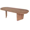 Image de Table basse en bois "Ovalis" - 130 x 65 x 40 cm - Pin atlantique