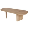 Image de Table basse en bois "Ovalis" - 130 x 65 x 40 cm - Chêne