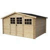 Image de Abri de jardin en bois "Rocval" - 456 x 425 x 232 cm - 19.42 m² - 28 mm