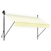 Image de Store banne 200x150 cm avec éclairage led et manivelle - Beige