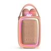 Image de Enceinte karaoké portable Singy Party avec 2 micros sans fil Rose