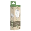 Image de Embout secteur 18W 3,4A 2 ports (1 USB et 1 type C) Blanc