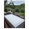 Image de Bâche Hivernage Filet Blanc 350 g/m² Traitée Anti-UV 10,60 x 5,60 m pour Piscine Max. 10 x 5 m - Fabrication Française Direct Usine