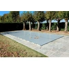 Image de Bâche d'Hivernage Gris Clair 10,60 x 5,60 m pour Piscine Maximum 10 x 5 m avec Grille Centrale d'Evacuation - Fabrication Française - Direct Usine -