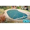 Image de Bâche à Bulles 12x6,5 m Eco-Durable OXO Preserve 400 microns - Non Bordée - Pour Piscine Enterrée ou Hors-Sol - Confection France
