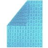 Image de Bâche à Bulles Piscine 8x6 m OXO Light Blue 400 microns - Non Bordée - Confection France - Kit oeillets + bâchette protection